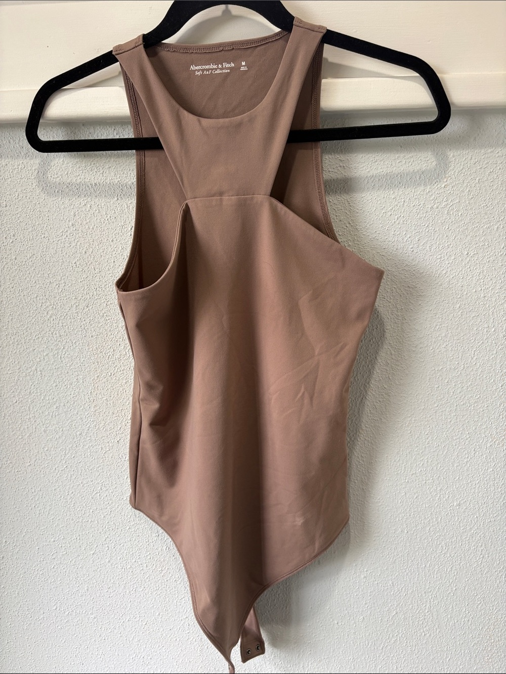 Abercrombie & Fitch Mauve-Taupe Racerback Bodysuit